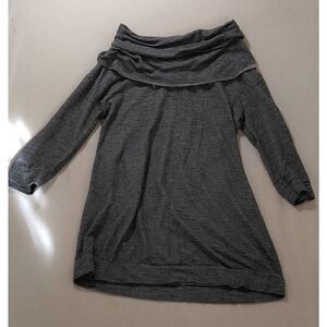 A PEA IN THE POD MATERNITY TUNIC STYLE LONG SLEEVE SHIRT SIZE MEDIUM GRAY